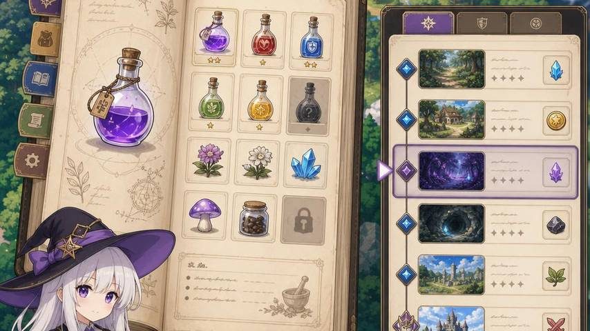 魔女秘药 章节事件 页面配图 3