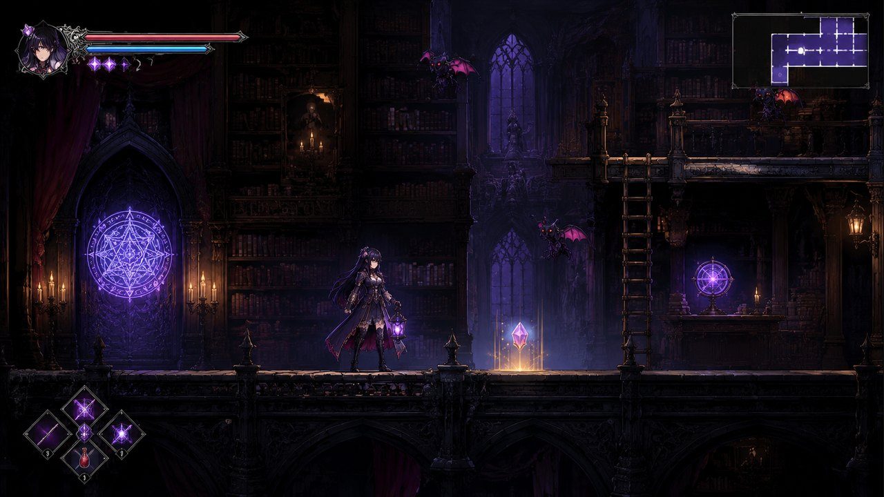 哥特少女勇闯恶魔城2 操作界面 资料图 6