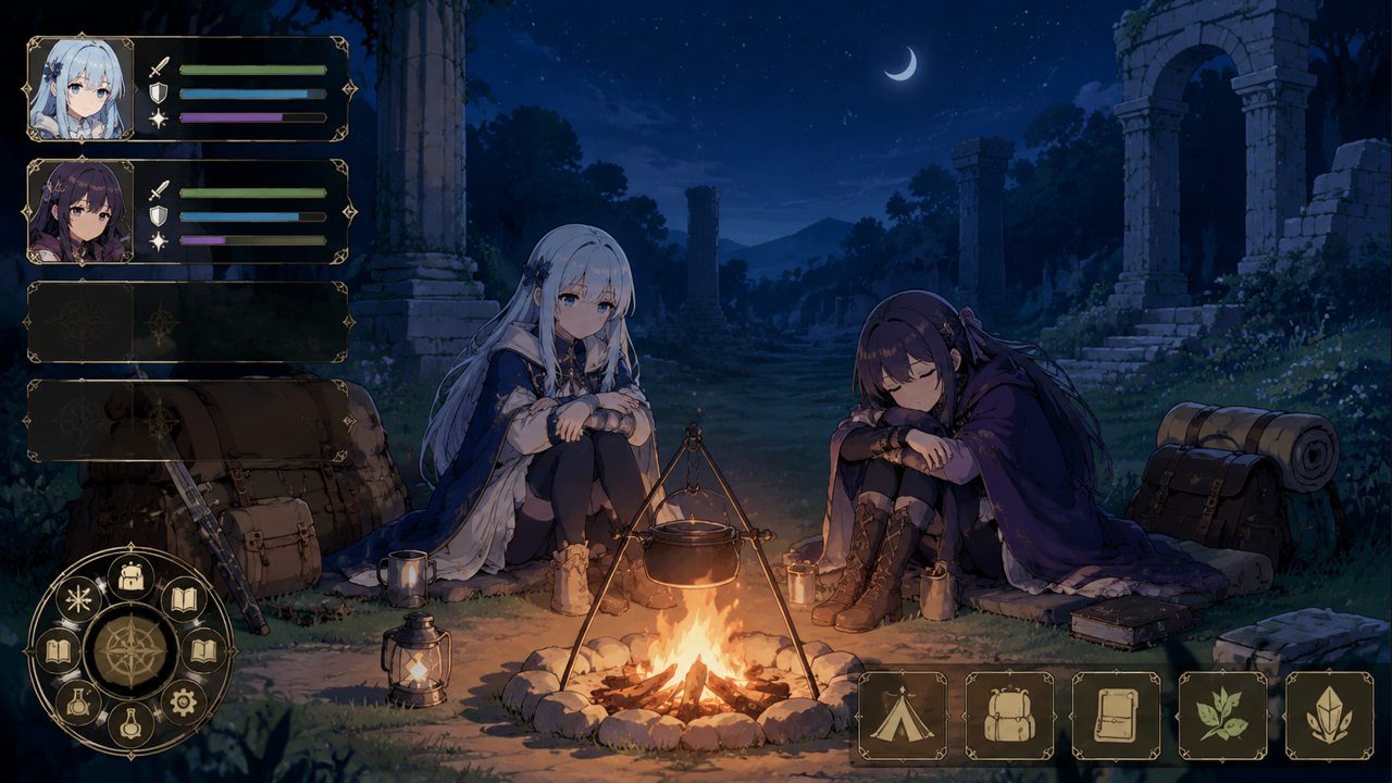 回忆 日式迷宫RPG 实机截图 3