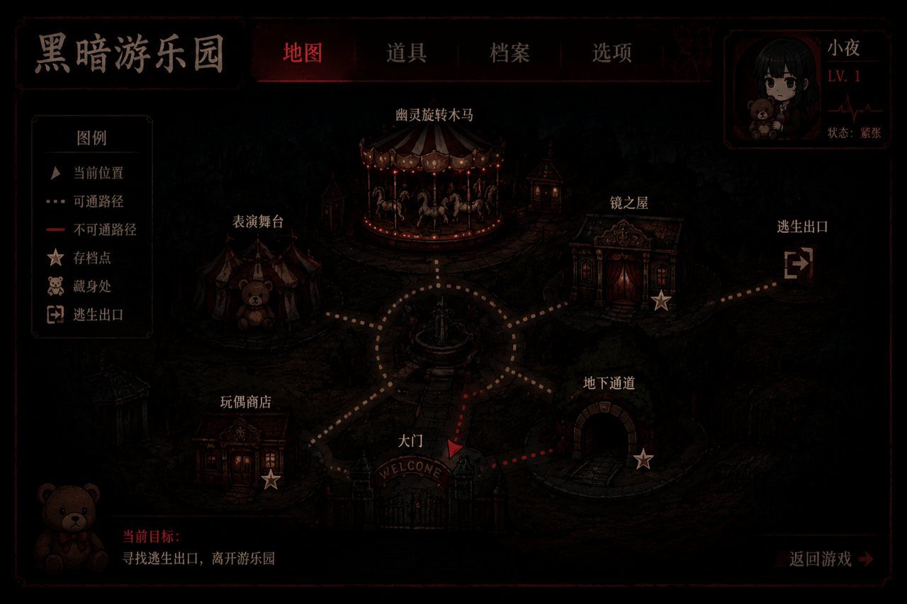 黑暗游乐园 任务推进 专题图 4